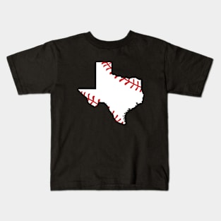 Texas Baseball - Texan Baseball Fan - Funny Baseball Shirt Kids T-Shirt